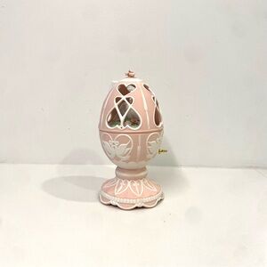 AVON Source of Fine 2003 Bluebird Musical Egg Ellegant Porcelain Collectibles